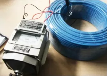 3.Check the cable resistance valuewith the swing meter