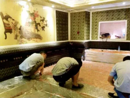 Sweat steam room chain project